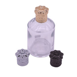 قبعات زجاجة عطر معدنية صديقة للبيئة التاج لزجاجات العطور العتيقة