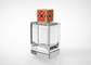أغطية زجاجات العطور المعدنية الفاخرة الإبداعية Cube Zamac Universal Fea 15mm