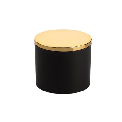 شراء غطاء العطور البلاستيكية السوداء المستديرة تغليف مستحضرات التجميل التخصيص online manufacture