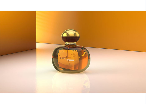 شراء شفافة الكرة نمط الفضة الذهب زجاجة عطر غطاء معدن زاماك العلامة التجارية الرائعة online manufacture