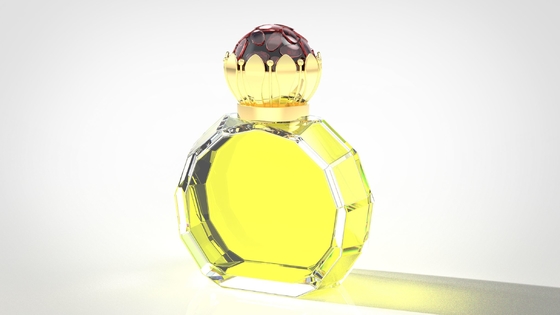 شراء قبعات العطور المخصصة من Zamak بلون ذهبي لامع بسيط مع شعار نقش online manufacture