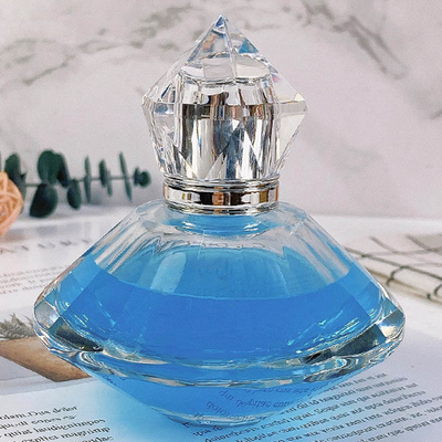 شراء زجاجات العطور الزجاجية عالية الجودة بالجملة 75 مل على شكل زجاج أبيض كريستال زجاجي شفاف يمكن تجهيز زجاجات العطور ث online manufacture