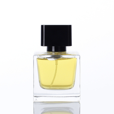 شراء الجملة 30 مل 50 مل 100 مل مربع عطر شفاف زجاج زجاجة عبوة فرعية رذاذ زجاجة عطر فارغة مع غطاء online manufacture