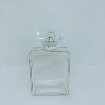 شراء 100 مل زجاجة زجاجية رقم 5 زجاجة عطر ، زجاجة فارغة ، فوهة حربة ، مكبس مربع ، زجاجة مستحضرات تجميل online manufacture