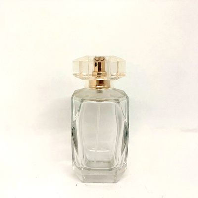 شراء 75 مل زجاجة عطر الماس الرائعة زجاجة زجاجية شفافة حربة رذاذ زجاجة فارغة مصنع تغليف العطور online manufacture