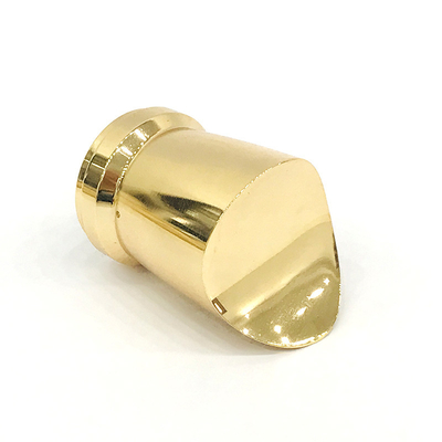 شراء الإبداعية سبائك الزنك الذهب تصفيح اسطوانة شكل معدن غطاء زجاجة عطر زاماك online manufacture