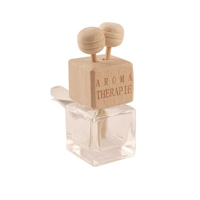 شراء سيارة تكييف الهواء منفذ الهواء المشبك مربع الزجاج مع غطاء خشبي التصنيع عبر الإنترنت