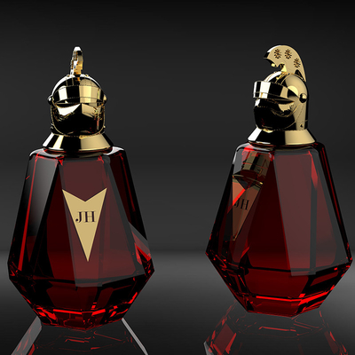 شراء طباعة الشاشة الحريرية قبعات عطر Zamak مع صب الشعار بألوان الذهب / الفضة / حسب الطلب online manufacture