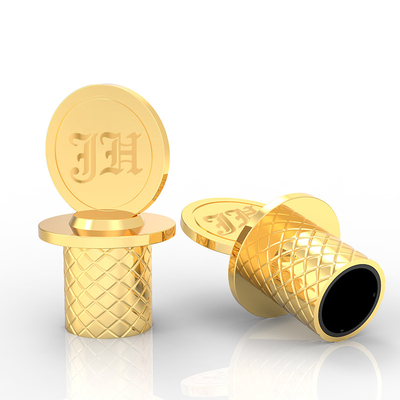 شراء تخصيص زاماك العطر قبعة مقبولة OEM / ODM شعار 10000pcs 58.5g online manufacture