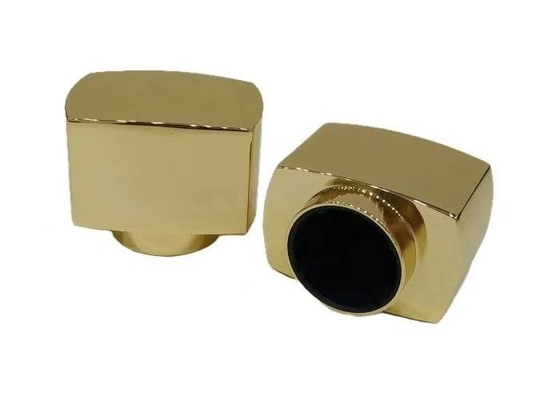 شراء أسقف زجاجات العطور المستطيلة من سبائك الزنك لزجاجة الزجاج العطر 50 مل online manufacture