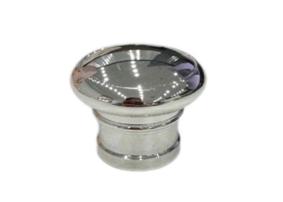 شراء الفضة المخصصة الشعار العطر قناني زماك غطاء للحصول على حزمة عالية الجودة online manufacture
