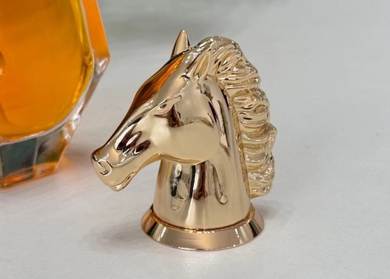 شراء قبعة عطر معدنية على شكل حصان زماك قبعات عطر مع سبيكة الزنك عالية الجودة online manufacture