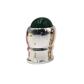 شراء أغطية زجاجات العطور الفاخرة غطاء تصميم ODM اللون الفضي مع كريستال online manufacture