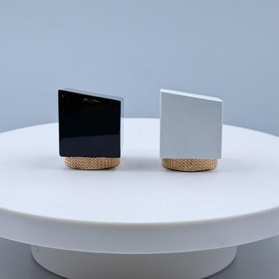 شراء Black/white zinc alloy perfume cap Square cap تصنيع عبر الإنترنت