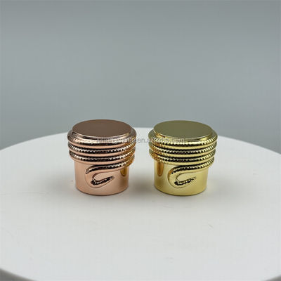 شراء 15mm ABS Plastic Perfume Crown Cap with Iron Metal Pump for Non-Refillable Bottle Closures in Cosmetics Industry online manufacture