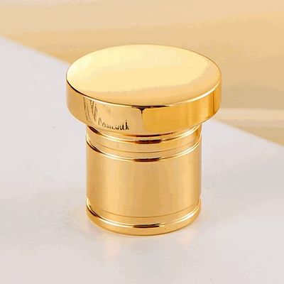 شراء High-end gold zinc alloy perfume cap Cylindrical perfume cap تصنيع عبر الإنترنت