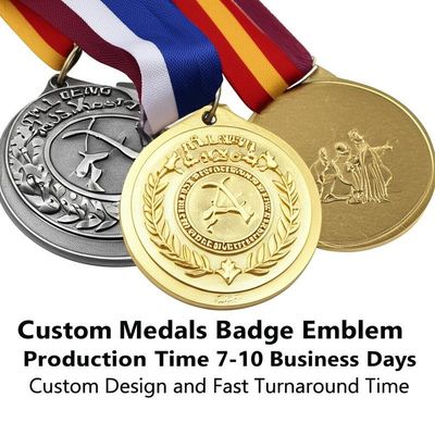 شراء Custom Metal Medal with 2mm Thickness and Customized Size Featuring Letterpress Printing for Elegant Souvenirs online manufacture