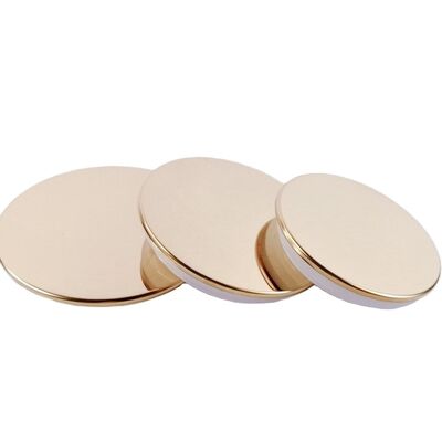 شراء Factory High End Zamac Candle Jar with Metal Candle Lid Gold Zinc Alloy Metal Lids  Bottle Caps & Closures for Candles online manufacture