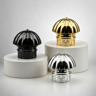 يشتري FEA15 زنك سبيكة العطر غطاء قبة طوق مع قاعدة منحدرة غطاء زجاجة العطر الكهربائية شعار مخصص غطاء العطر Zamac تصنيع عبر الإنترنت