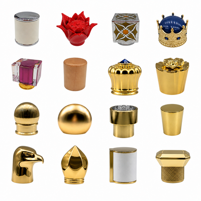 يشتري غطاء عطر من خليط الزنك المعدني بالجملة بشعار مخصص فاخر من الزاماك لزجاجة عطر FEA15 مع غطاء مغناطيسي داخلي وغطاء عطر مخصص تصنيع عبر الإنترنت