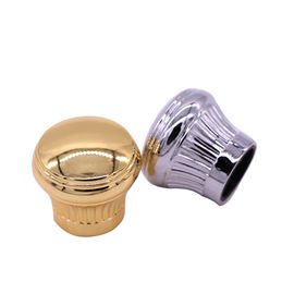 شراء جولة العطور الذهبية غطاء زجاجة عطر قبعات سبائك الزنك لرذاذ 18mm online manufacture