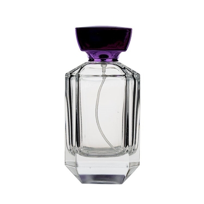 شراء تصميم شعار مخصص فاخر من الزجاج الشفاف زجاجة عطر فارغة خالية من التصميم online manufacture