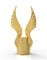 Gold Crown Caps / Design Zinc Alloy Perfume Cover Service Sample Processing , Free Design