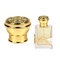 Cosmetic Packaging Customization Zinc Alloy Perfume Cover Gold Plated