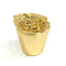 مخصص زهرة نوع ضوء الذهب اللون قبعات زجاجة عطر الألومنيوم zamak