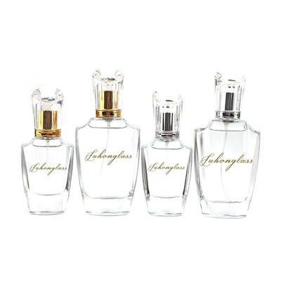 الشركة المصنعة بالجملة زجاجة رذاذ شعبية 30ML50ml مستحضرات التجميل الفرعية التعبئة والتغليف زجاجة عطر الزجاج الشفاف