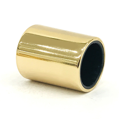 الكلاسيكية سبائك الزنك تصفيح الذهب شكل اسطوانة معدنية غطاء زجاجة عطر Zamak