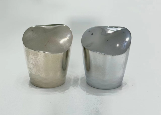 السطح اللامع من سبيكة الزنك عطر غطاء الزجاجة أغطية لون مخصص