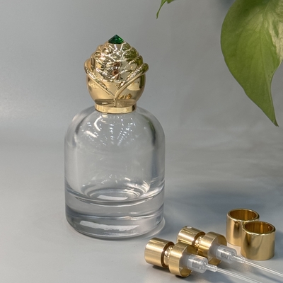 كؤوس عطر الماسية مخصصة من زماك سبائك الزنك عالي الجودة لتعبئة العطور الأنيقة