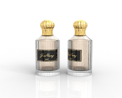 كوب عطر من سبيكة الزنك المعدنية المستديرة