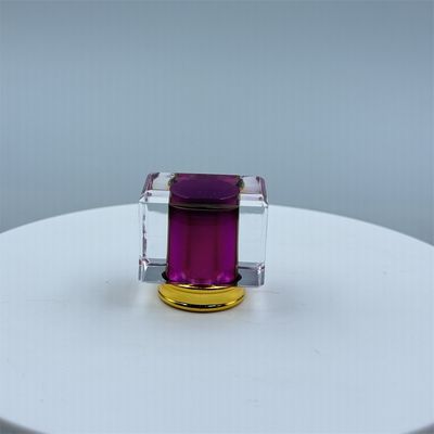 15mm Plastic Perfume Bottle Cap with Golden Chrome Black Purple Plating and 150°F Temperature Resistance