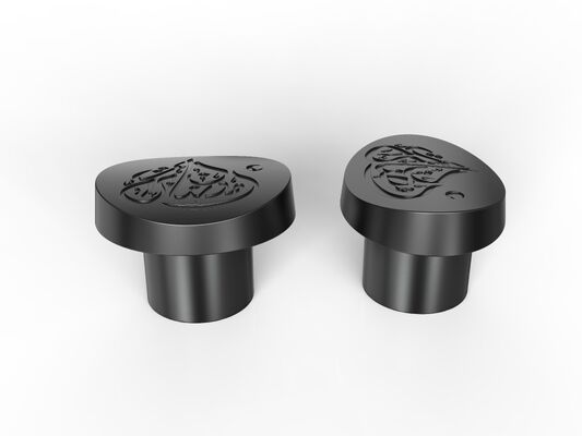 مصنع عالية الجودة في شكل T زماك عطر زجاجات أغطية الزنك سبائك العطر غطاء