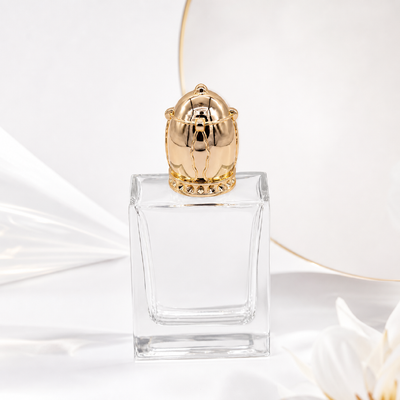 غطاء عطر زاماك على شكل رصاصة ذهبية اللون مع مقاومة عالية للتآكل للتغليف الفاخر