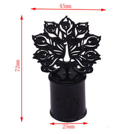 غطاء عطر الطاووس المعدني بتصميم فاخر لعنق زجاج العطور EAF15