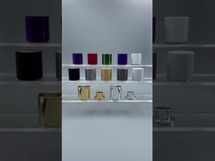 أغطية العطور المعدنية من الألومنيوم ذات الشكل الأسطواني عالية الجودة لـ 15 علبة قياسية